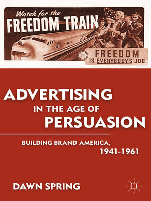cover image of Advertising in the Age of Persuasion